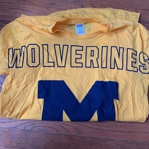 Victoria's Secret Pink Wolverines t-shirt